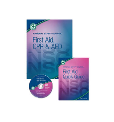 National Safety Council CPR AED Frst Aid student handbook